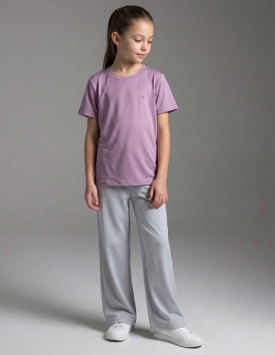 Playera deportiva para entrenamiento para niña