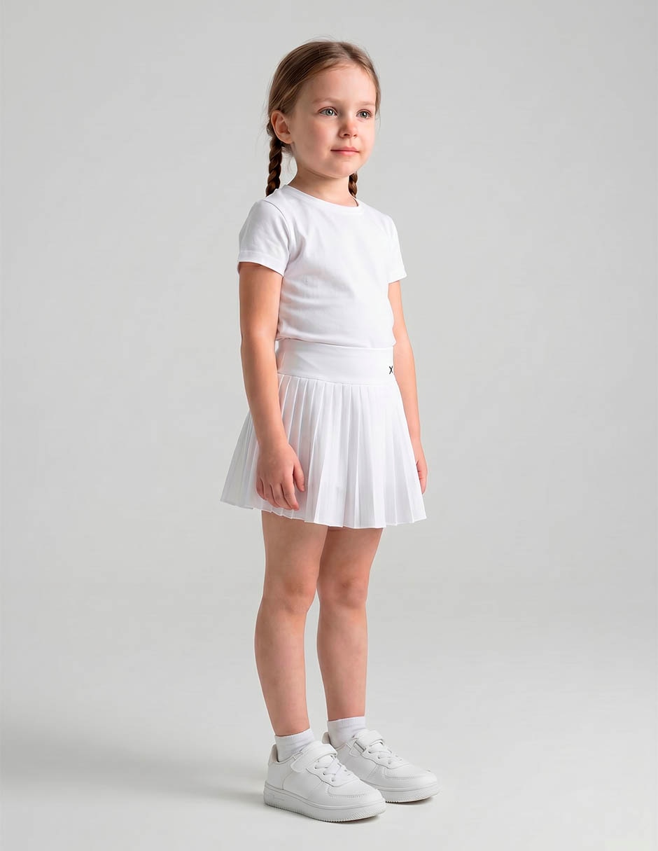 Falda deportiva para entrenamiento para niña