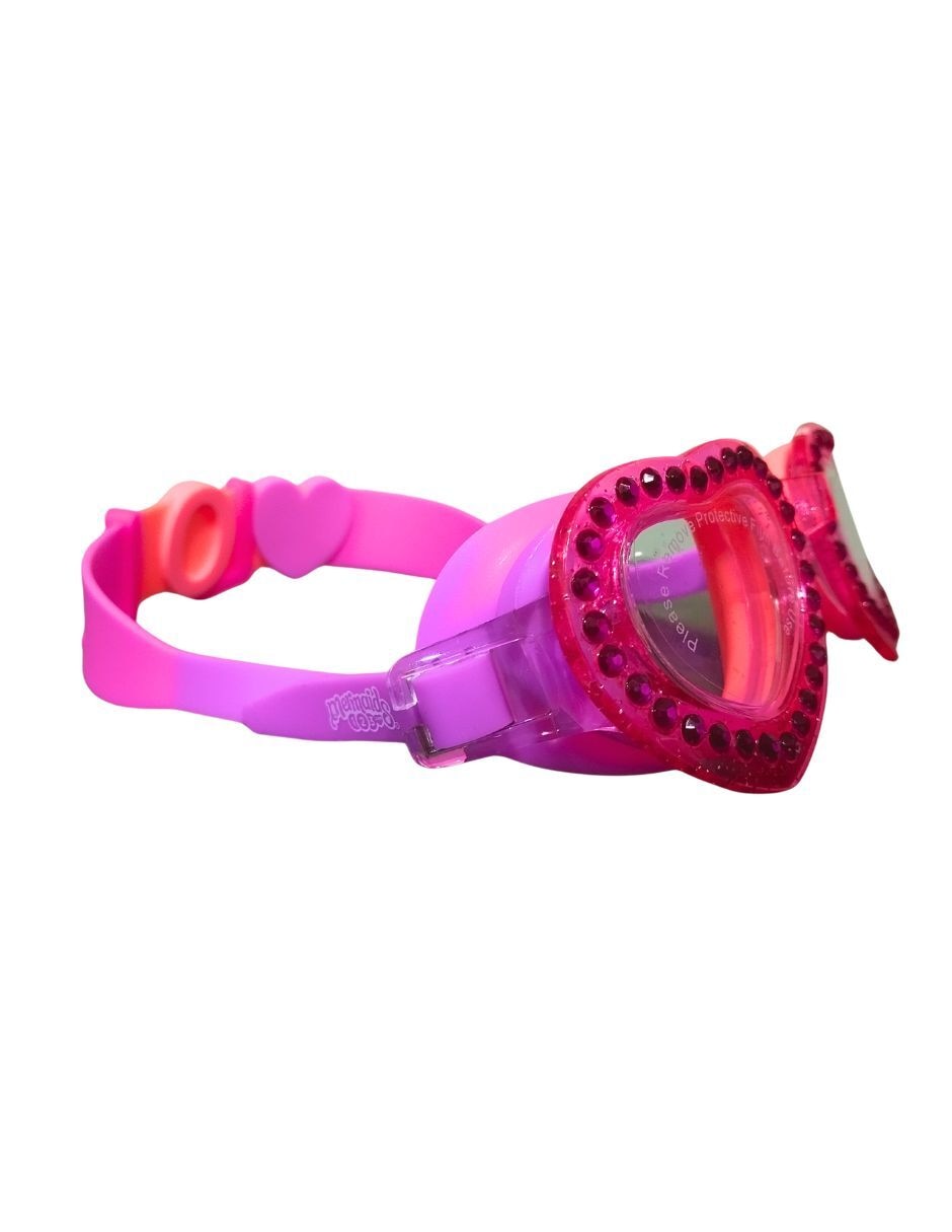 Goggles de puente fijo Mermaids 123 para natación de niña