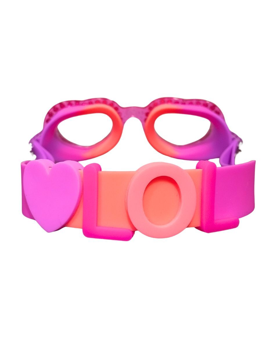 Goggles de puente fijo Mermaids 123 para natación de niña