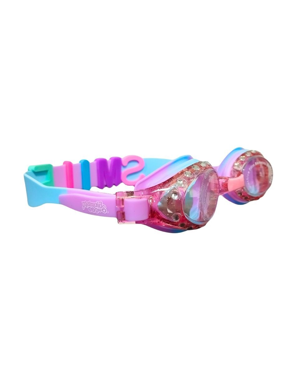 Goggles de puente intercambiable Mermaids 123 para natación de niña