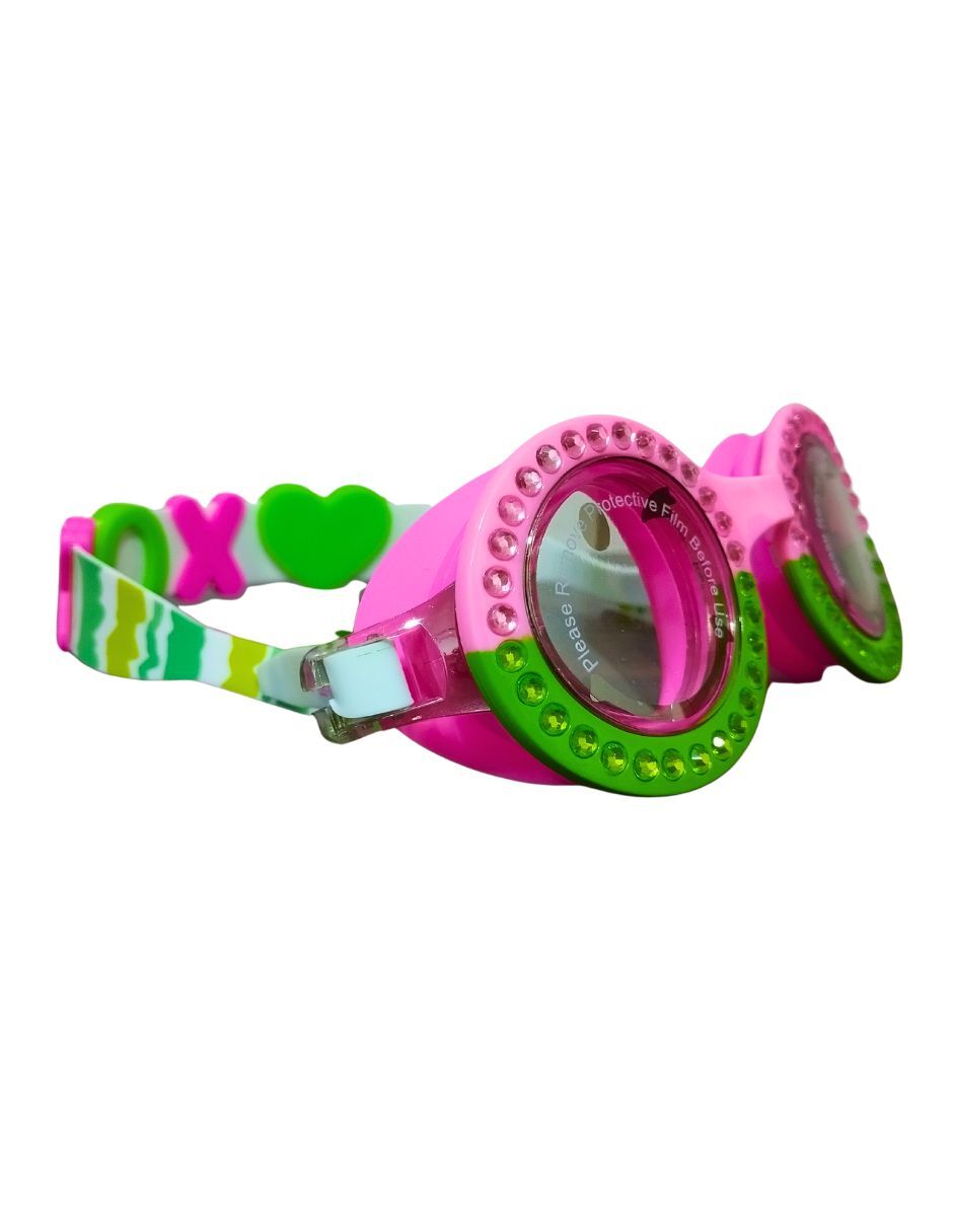 Goggles de puente fijo Mermaids 123 para natación de niña