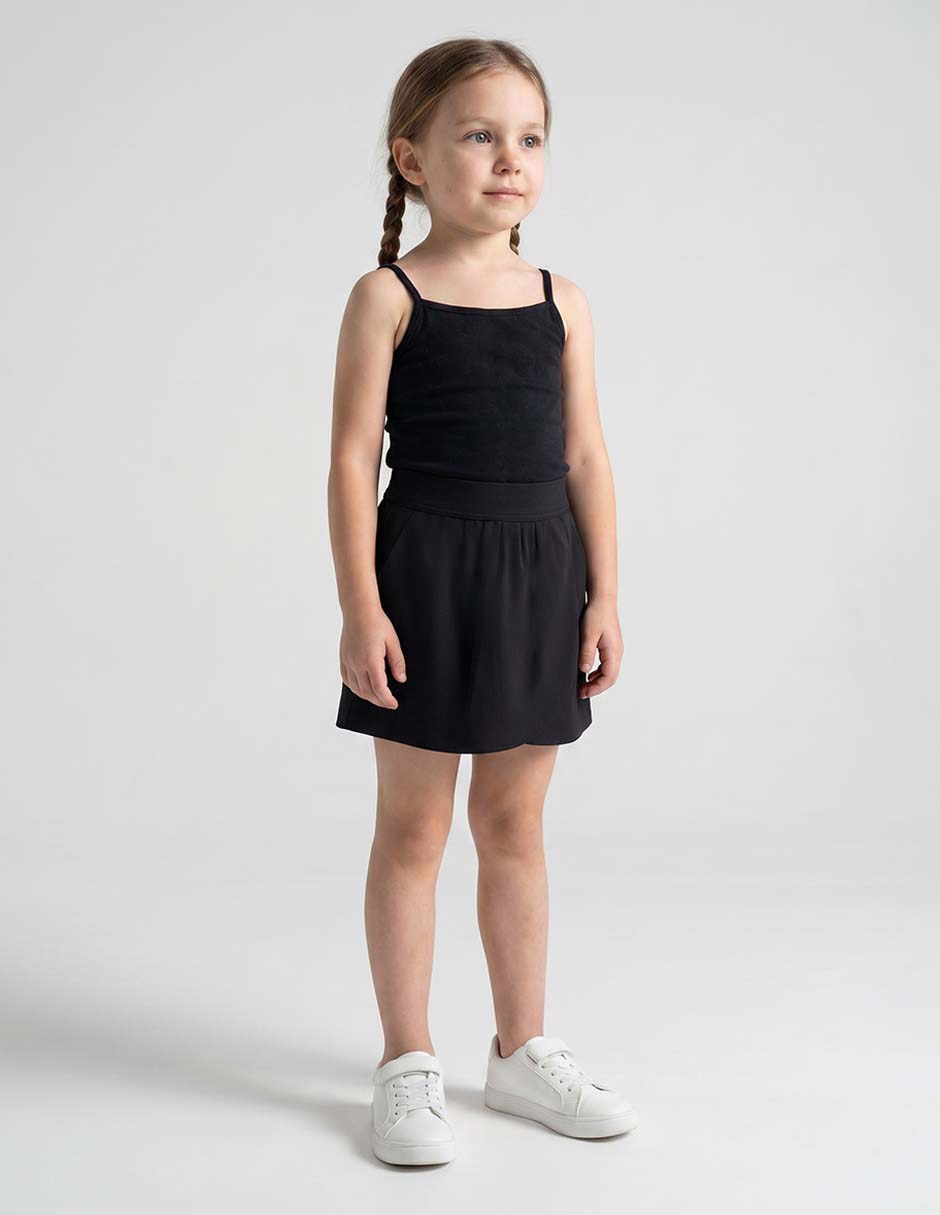 Falda short deportiva para tennis niña