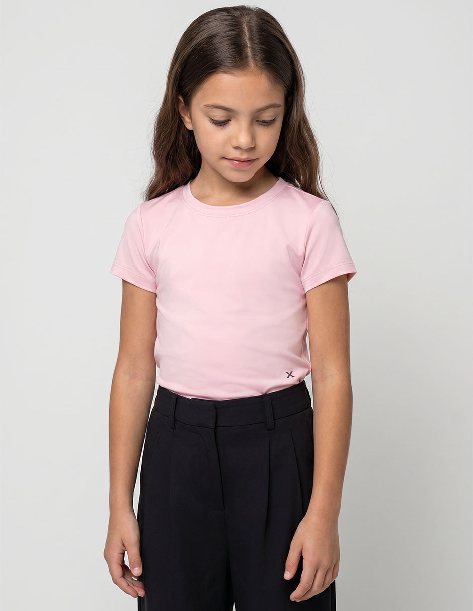 Playera deportiva para entrenamiento X10 de niña