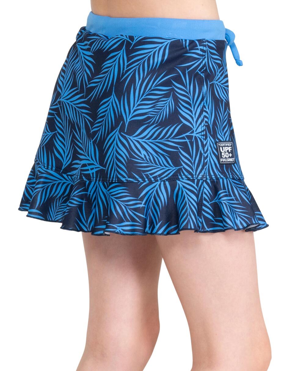 Falda short deportiva fullsand para natación niña