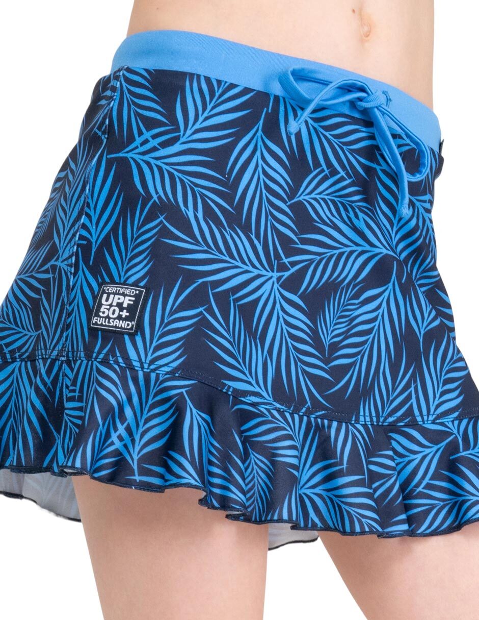 Falda short deportiva fullsand para natación niña