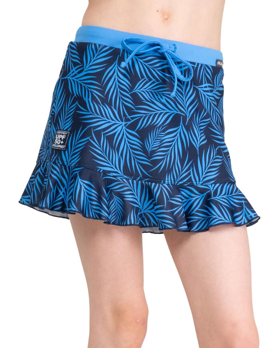 Falda short deportiva para natación niña Falda short deportiva para natación niña