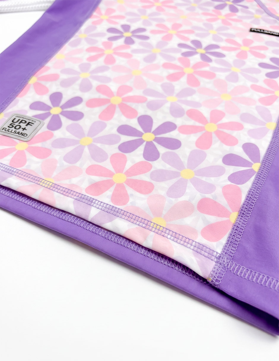 Wetshirt estampado floral para niña 3