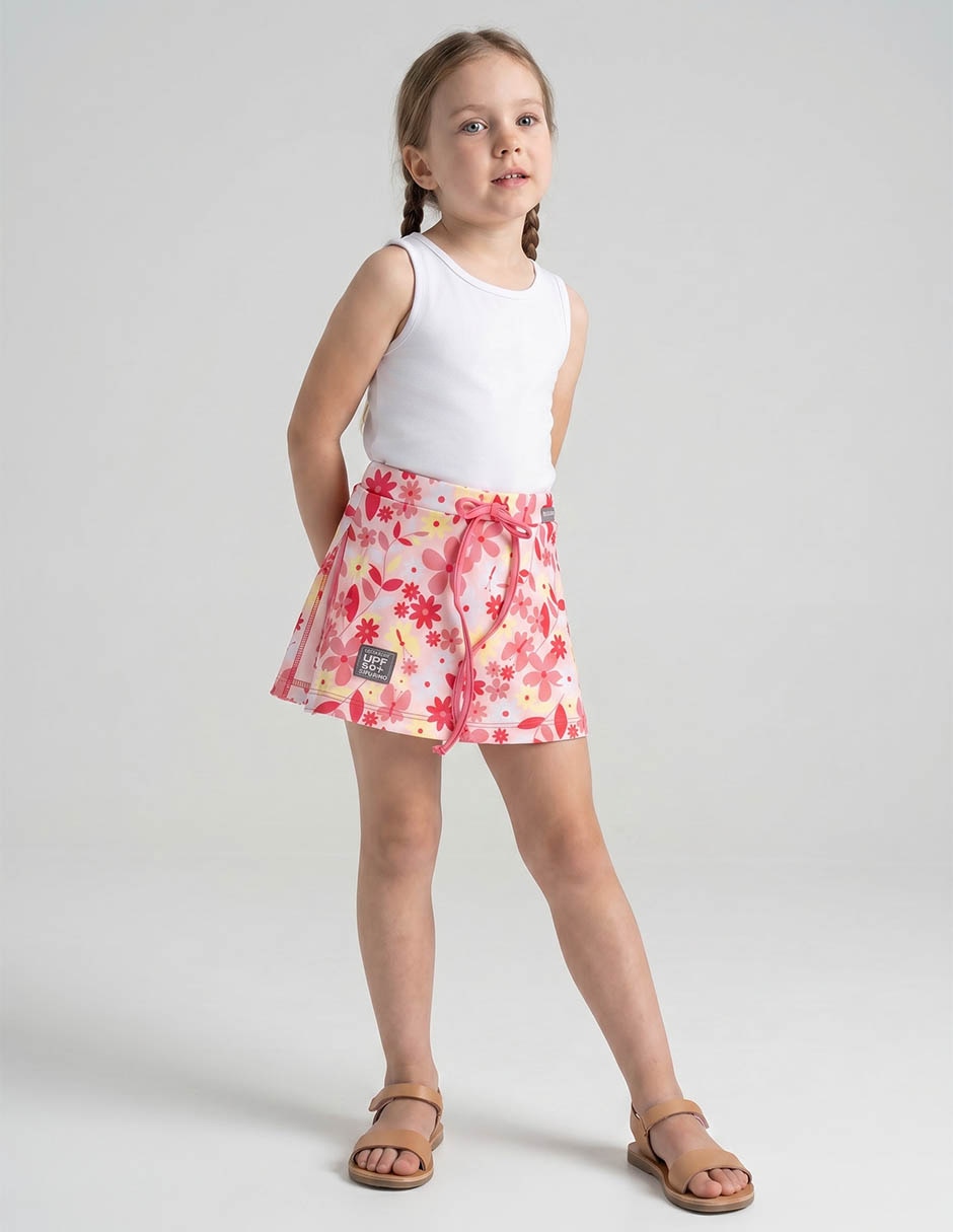 Falda short deportiva para natación Falda short deportiva para natación