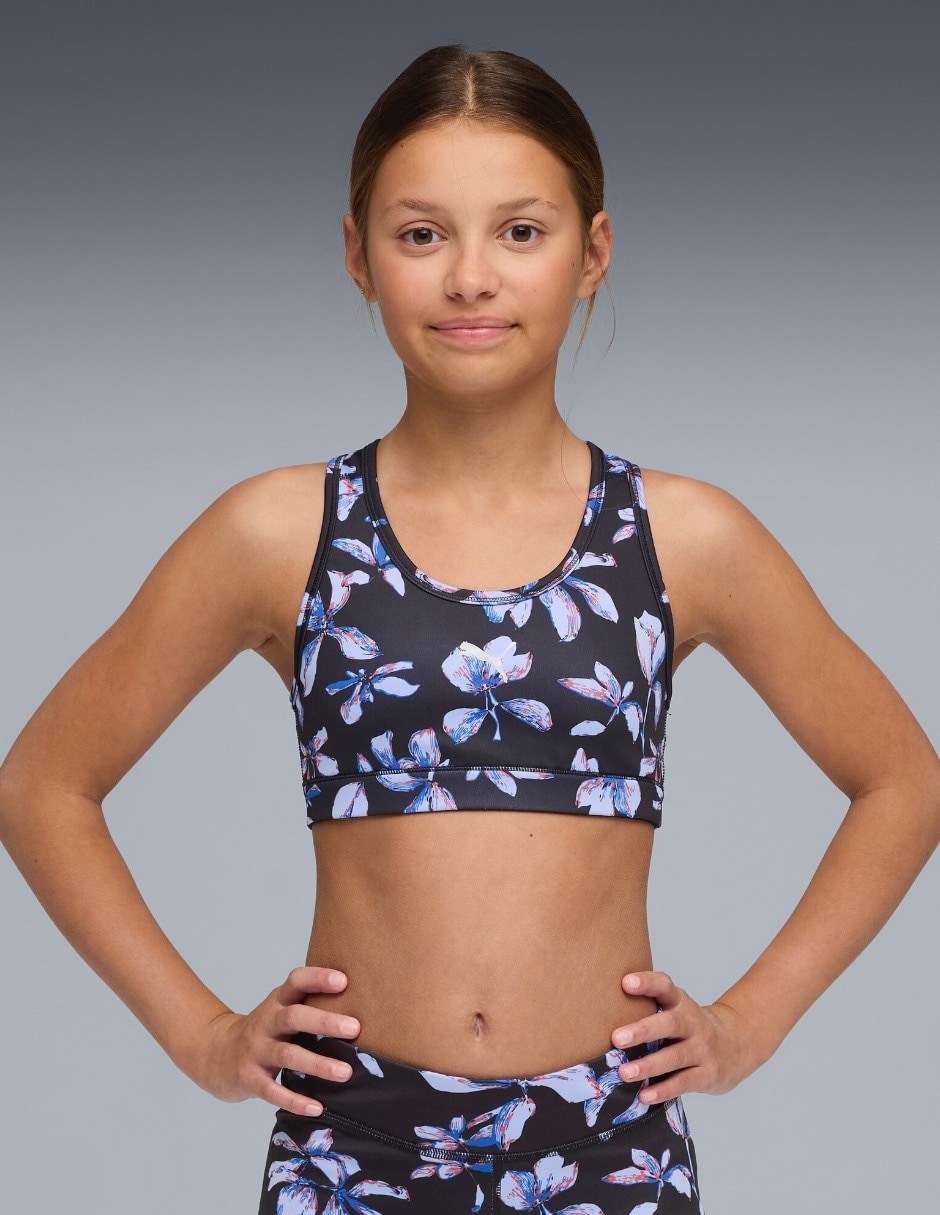 Top deportivo Puma Tad Ess Aop Bra G para entrenamiento niña