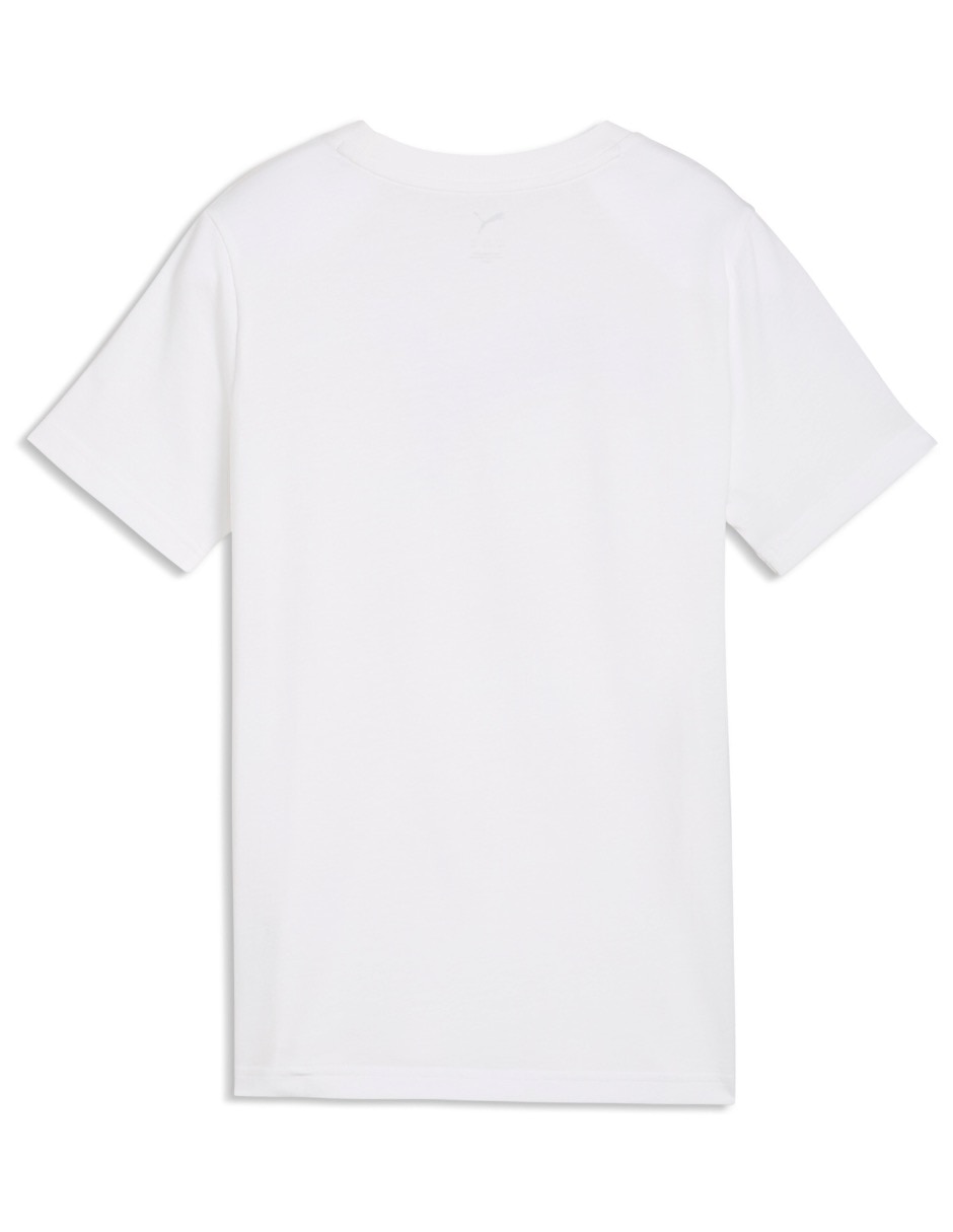 Playera deportiva para entrenamiento Puma Graphic Floral Cat Tee G de niña