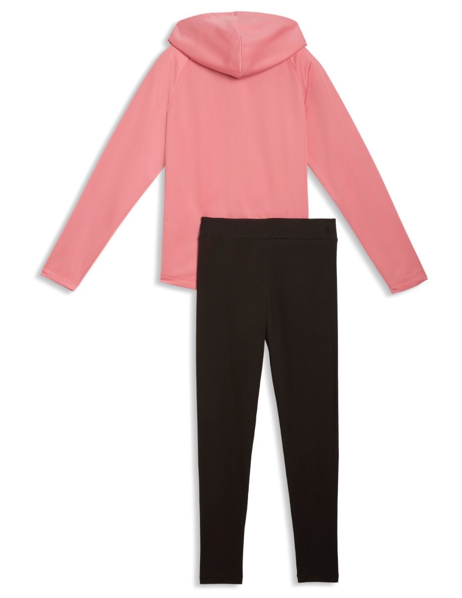 Conjunto deportivo Puma con elástico para niña