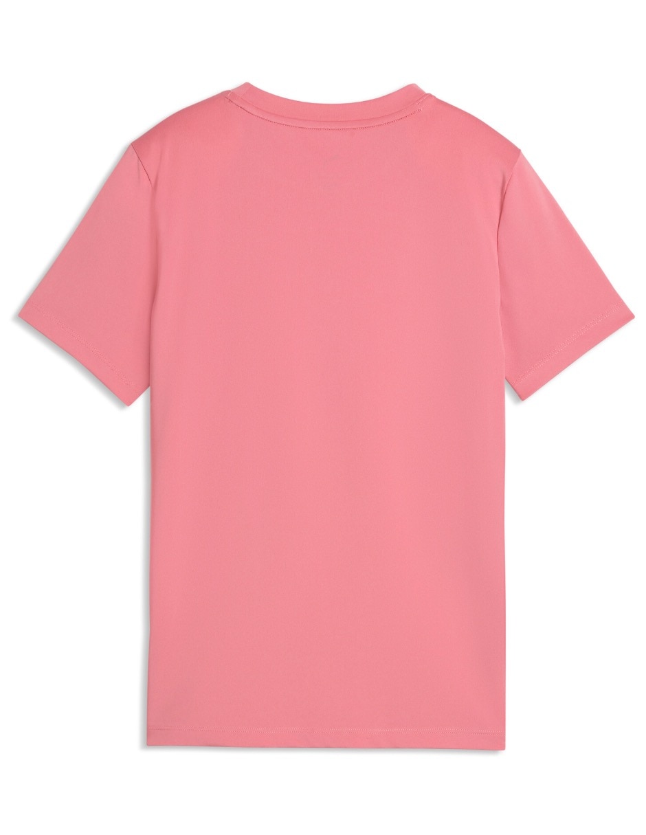 Playera deportiva para entrenamiento puma tad ess cat logo tee g de niña