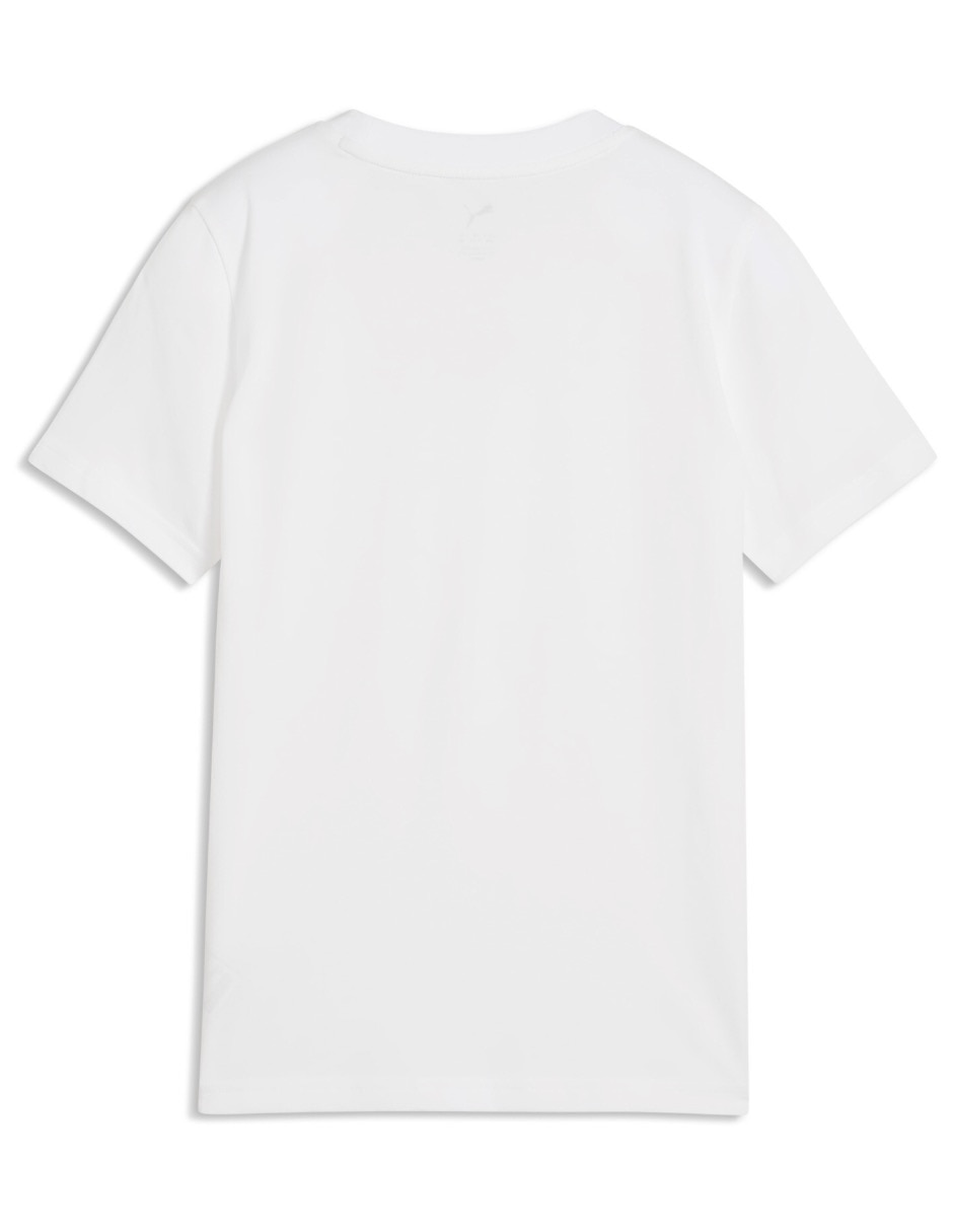 Playera deportiva para entrenamiento Puma Ess Script Tee G de niña