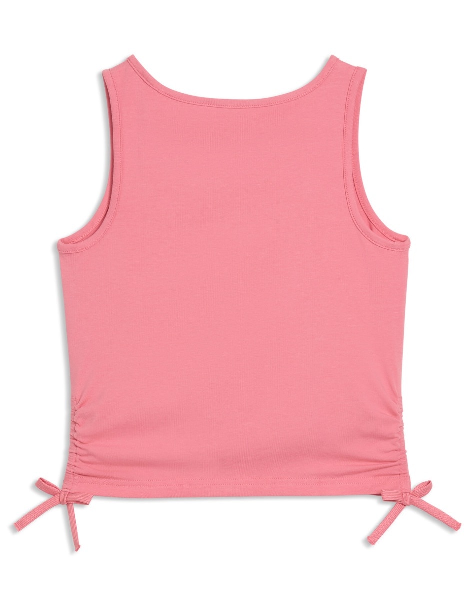 Playera deportiva para entrenamiento Puma Ess Slim Knotted Tank G de niña
