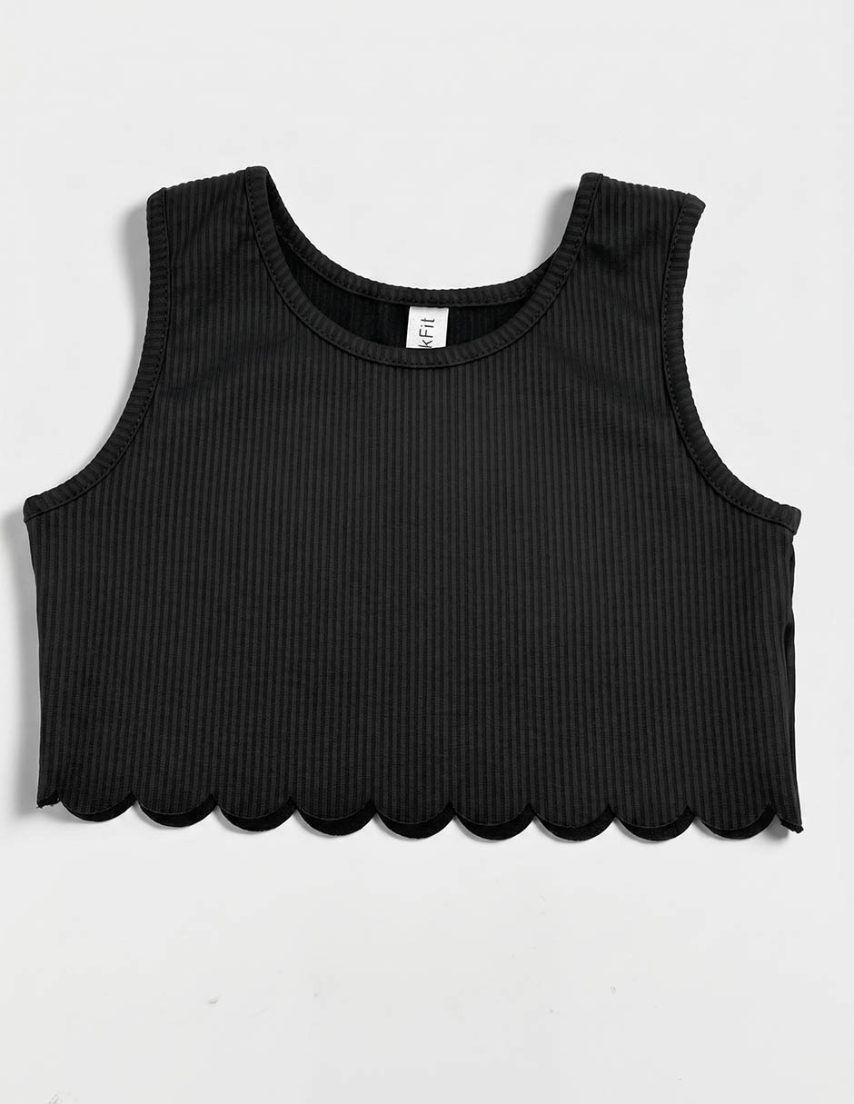 Top deportivo pink fit para entrenamiento de niña