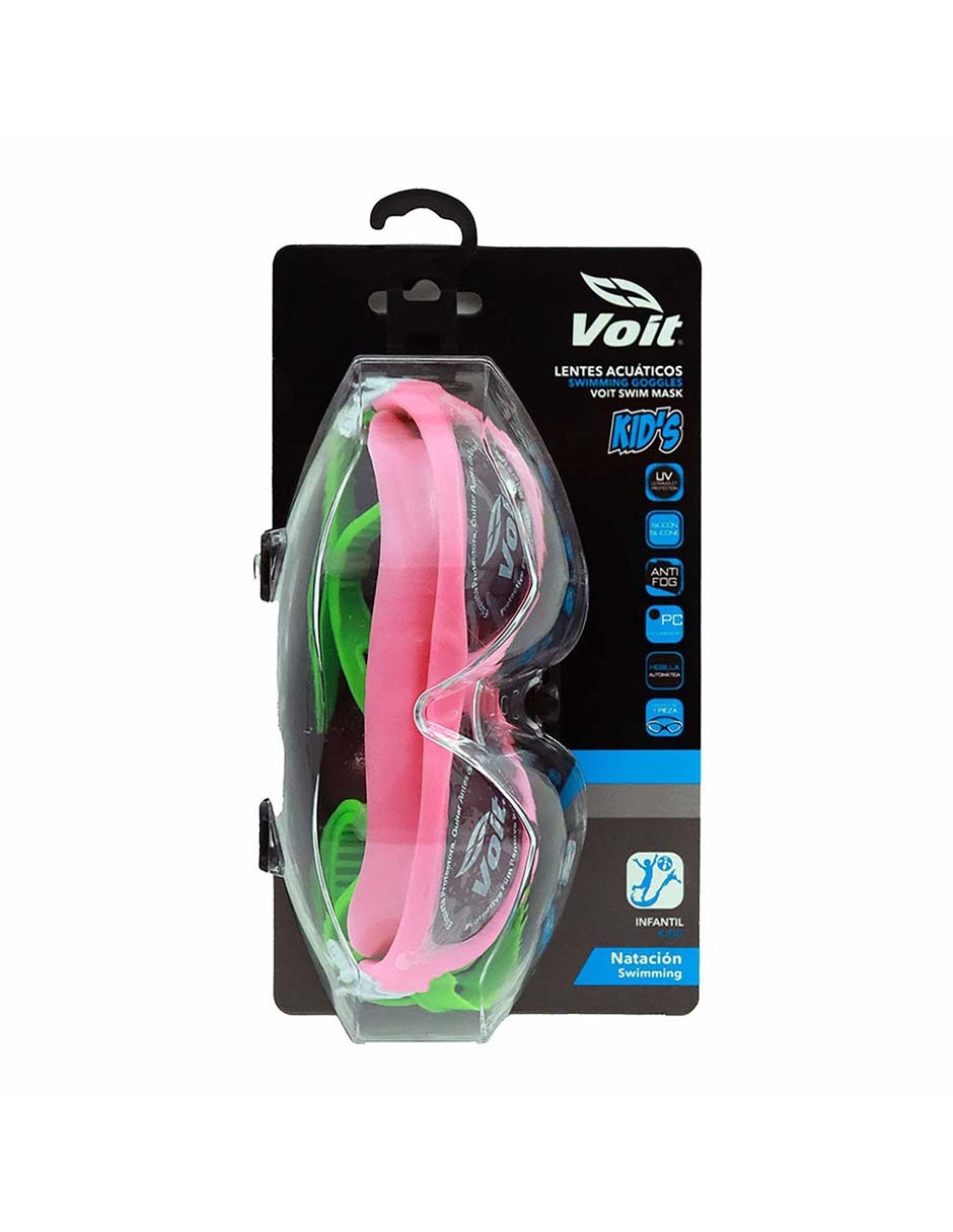 Goggles de puente fijo Voit para natación de niña