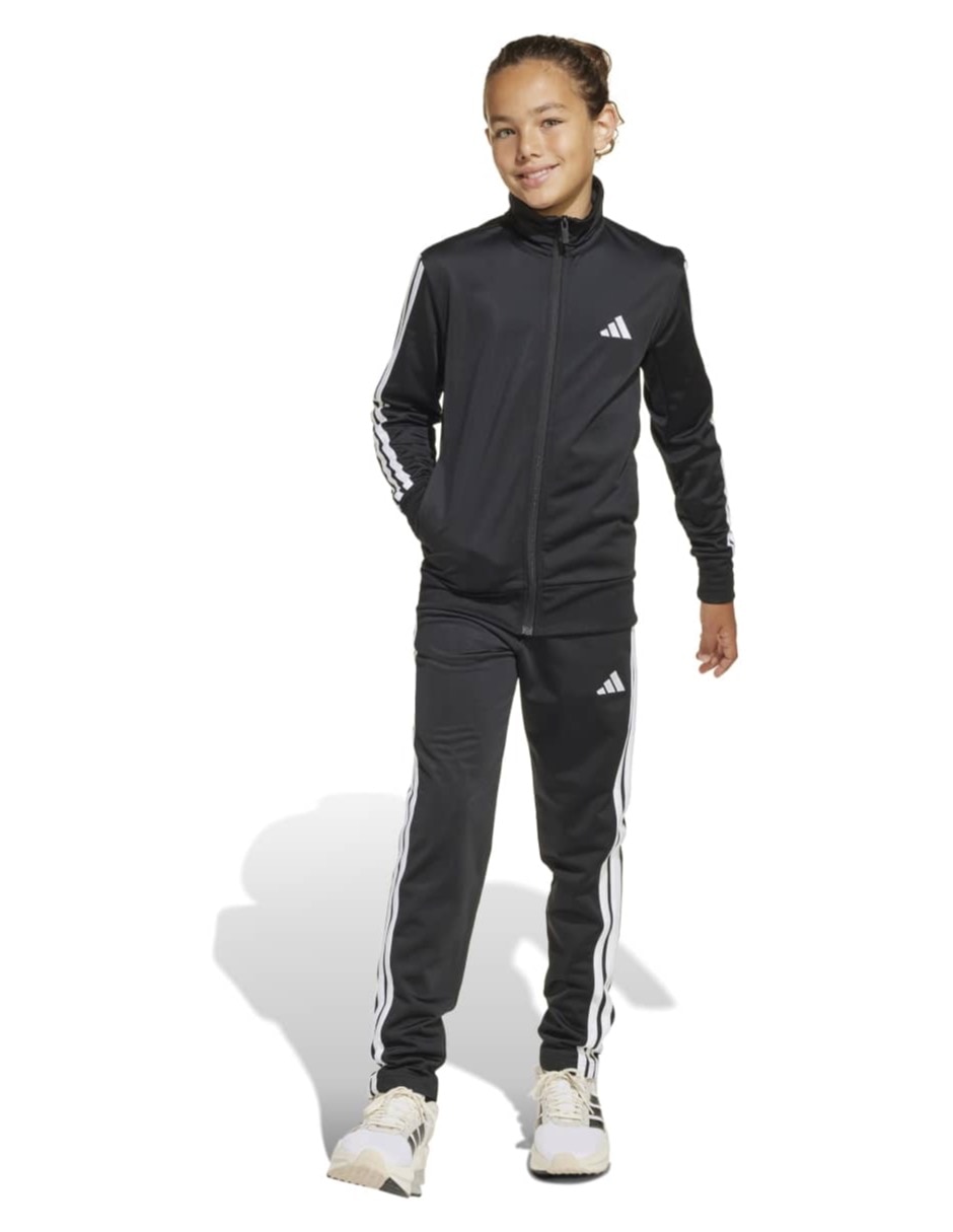 Conjunto deportivo regular adidas con elástico para niña