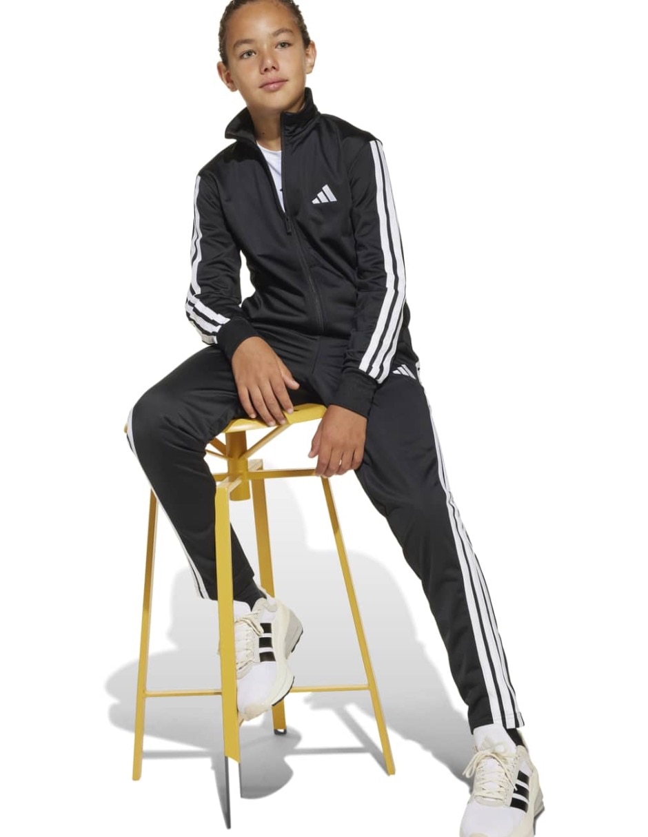 Conjunto deportivo regular adidas con elástico para niña