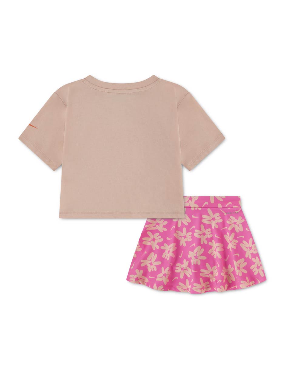 Conjunto falda deportivo Nike para niña