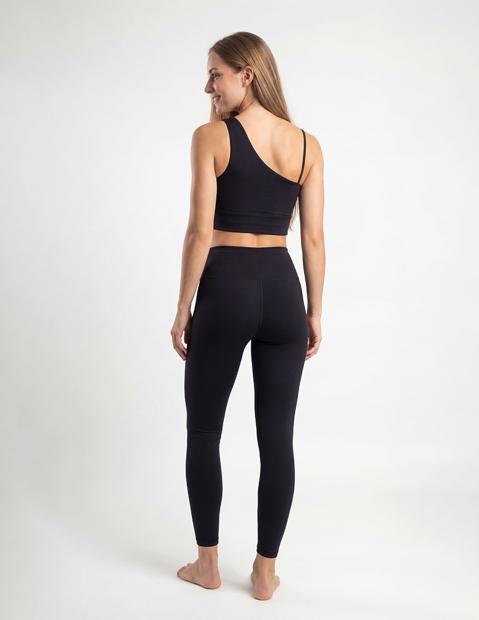 Conjunto deportivo ajustado con elástico para mujer 6