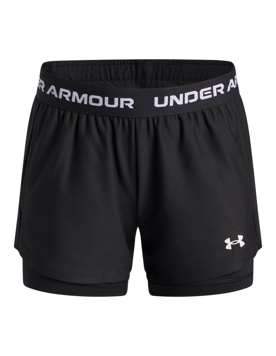 Short con bolsillos under armour para entrenamiento niña