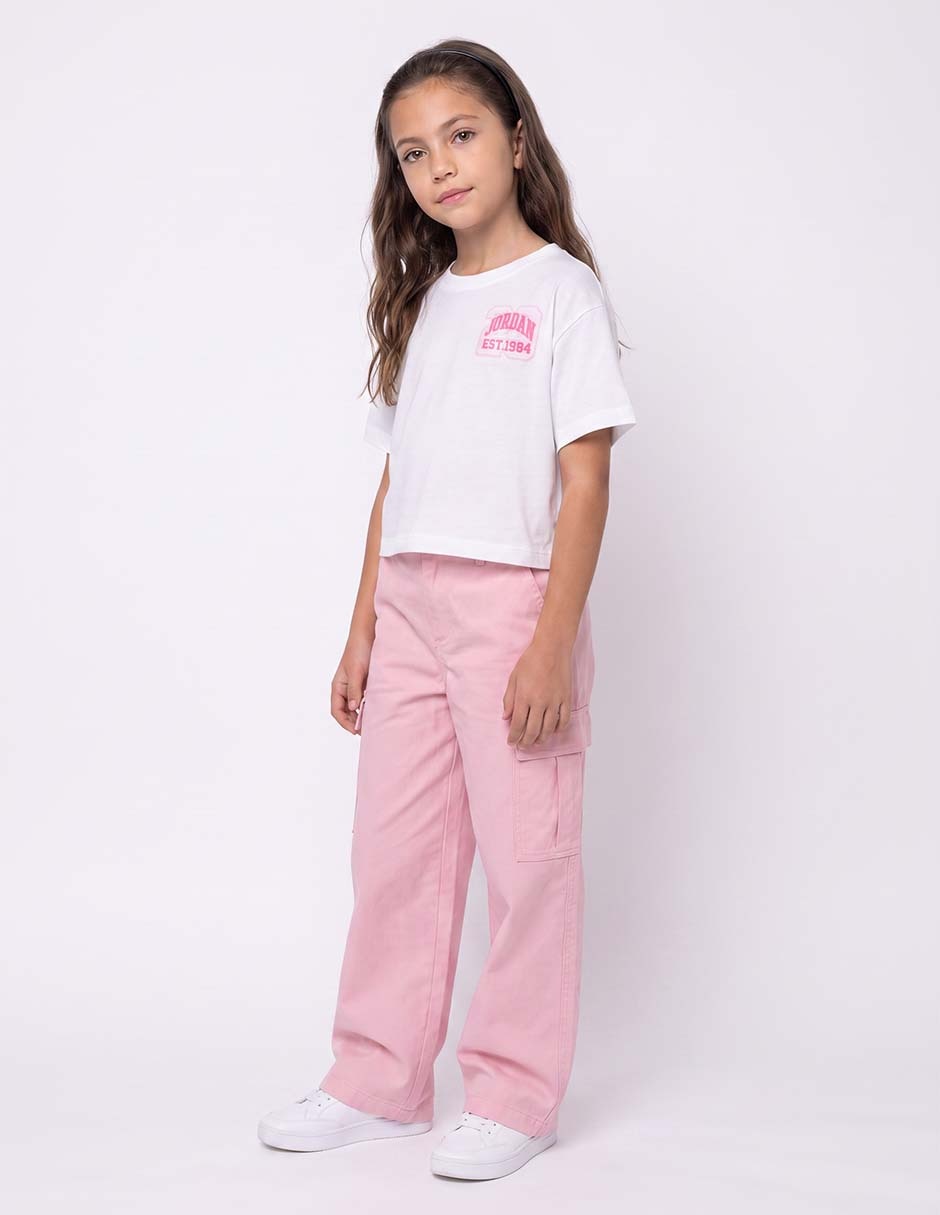 Playera deportiva para entrenamiento de niña