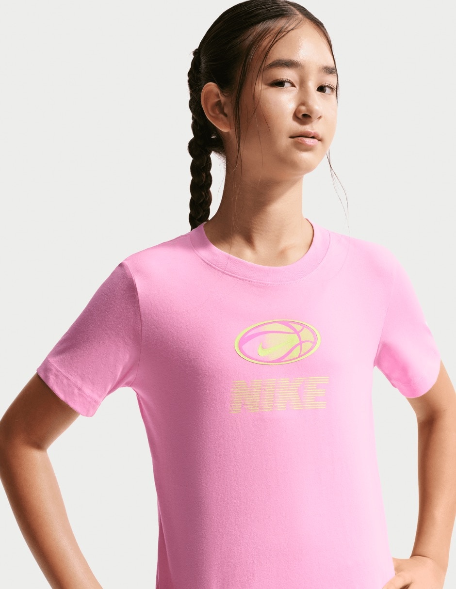 Playera deportiva para entrenamiento para niña