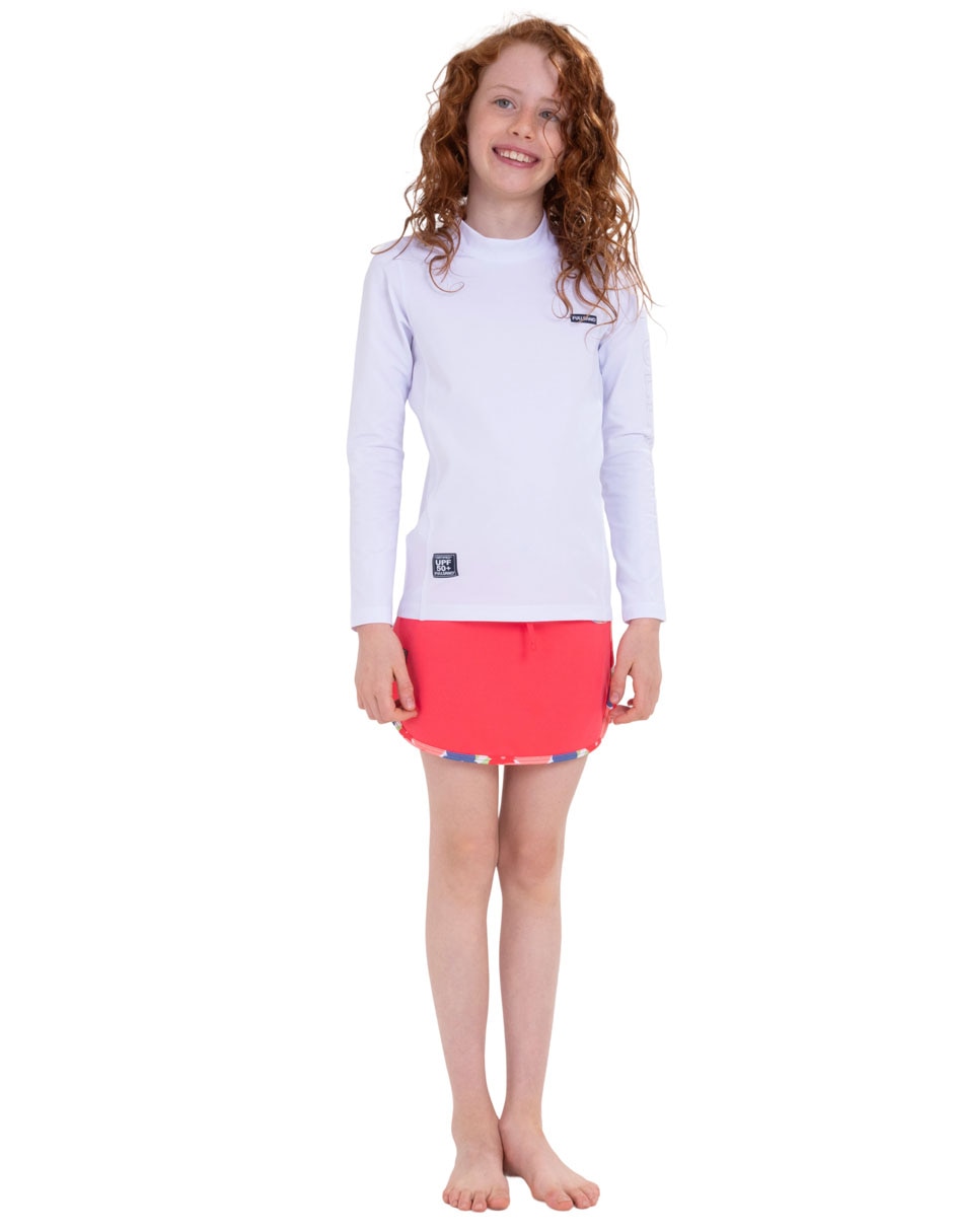 Falda short deportiva para natación niña 2