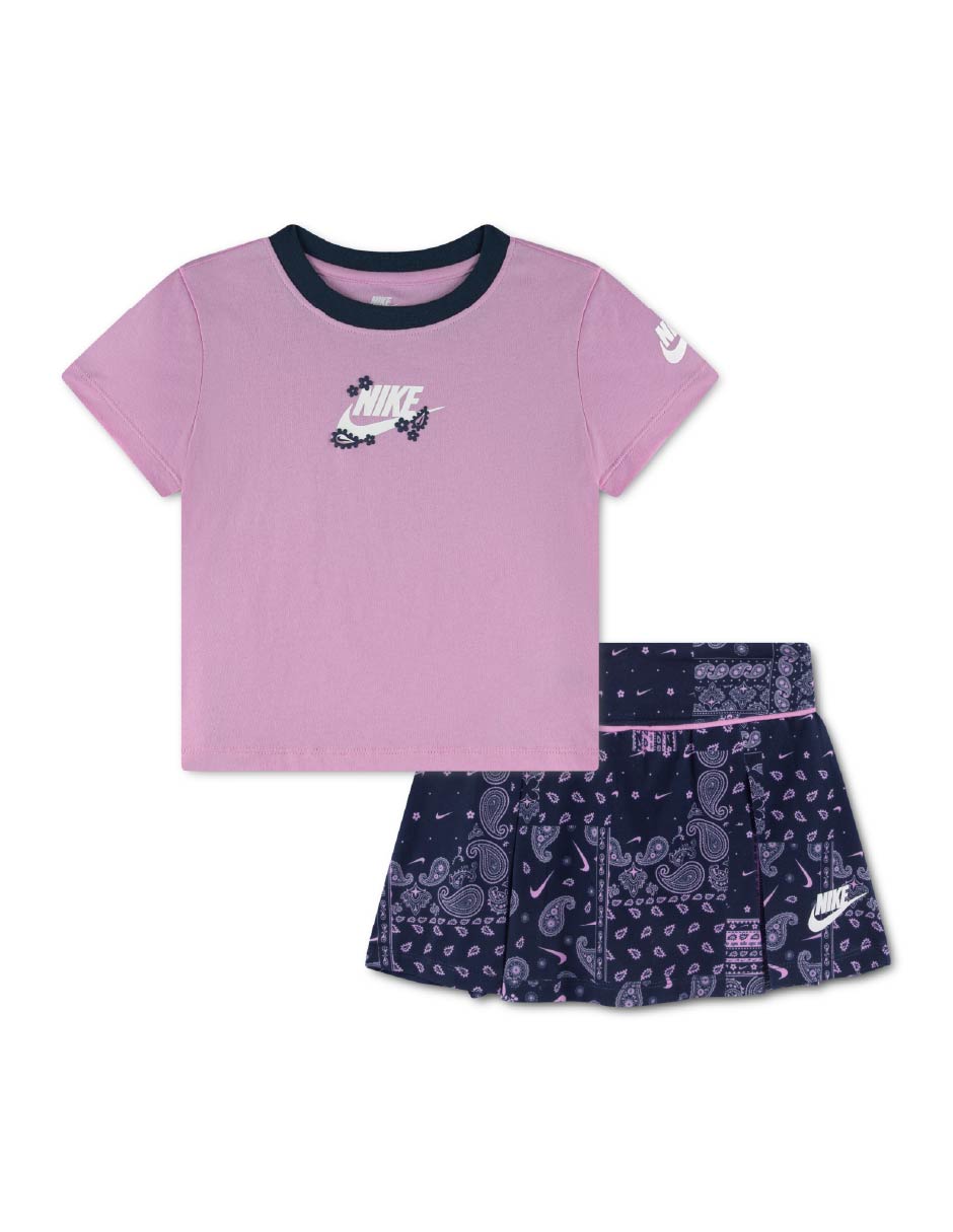 Conjunto deportivo regular nike con elástico para niña