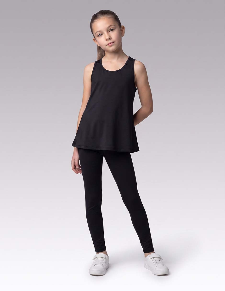 Set playera deportiva para entrenamiento para niña Set playera deportiva para entrenamiento para niña