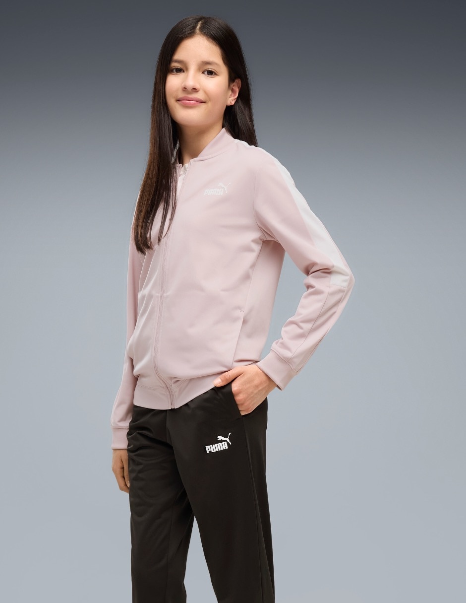 Conjunto deportivo con elástico para niña 3