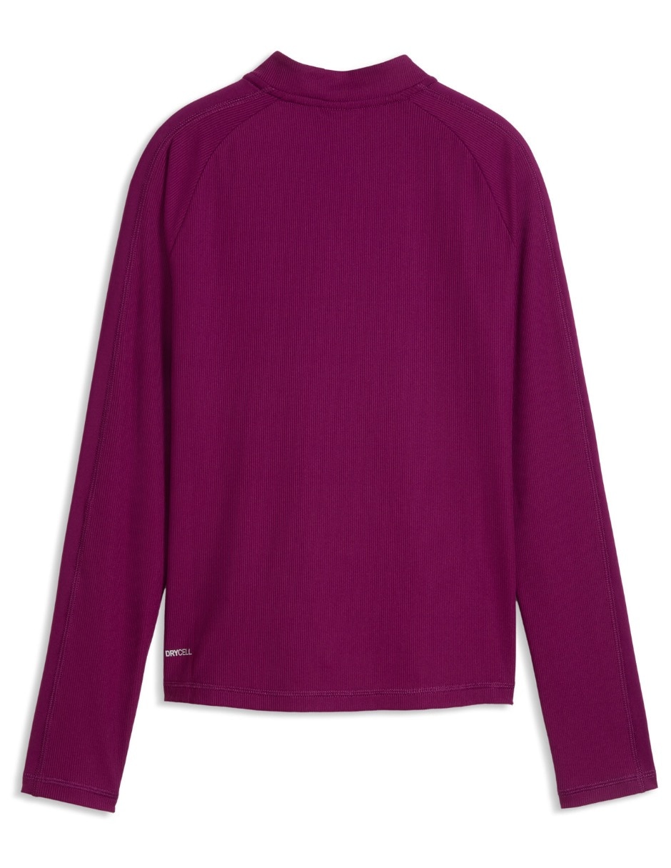 Sudadera para entrenamiento Tad Ess Slim Quarterzip Longsleeve Tee G con cierre para niña 2