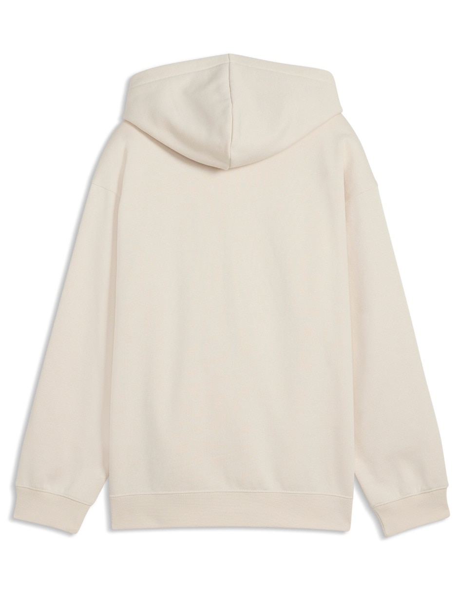 Sudadera para entrenamiento ess tape relaxed hoodie fl g con capucha para niña 2