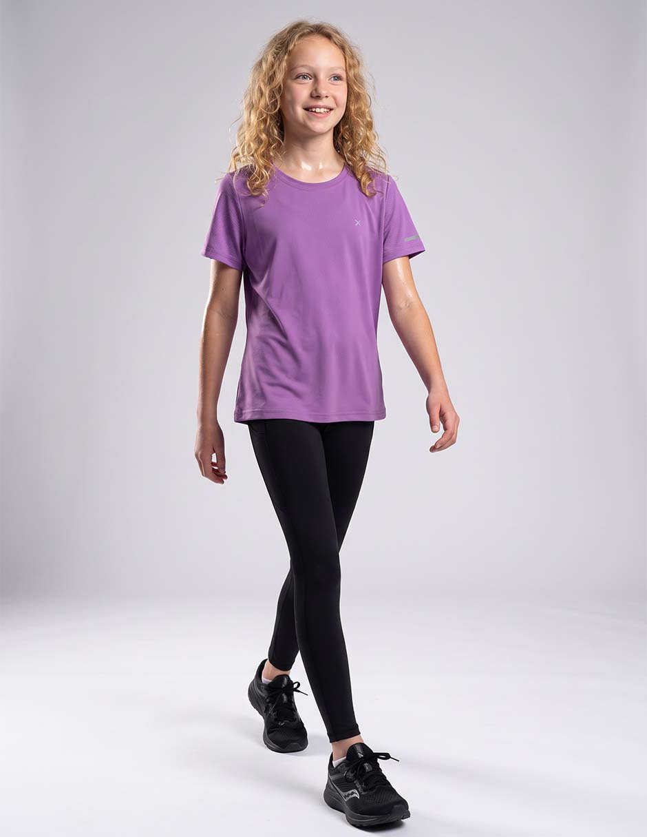 Playera deportiva para entrenamiento para niña