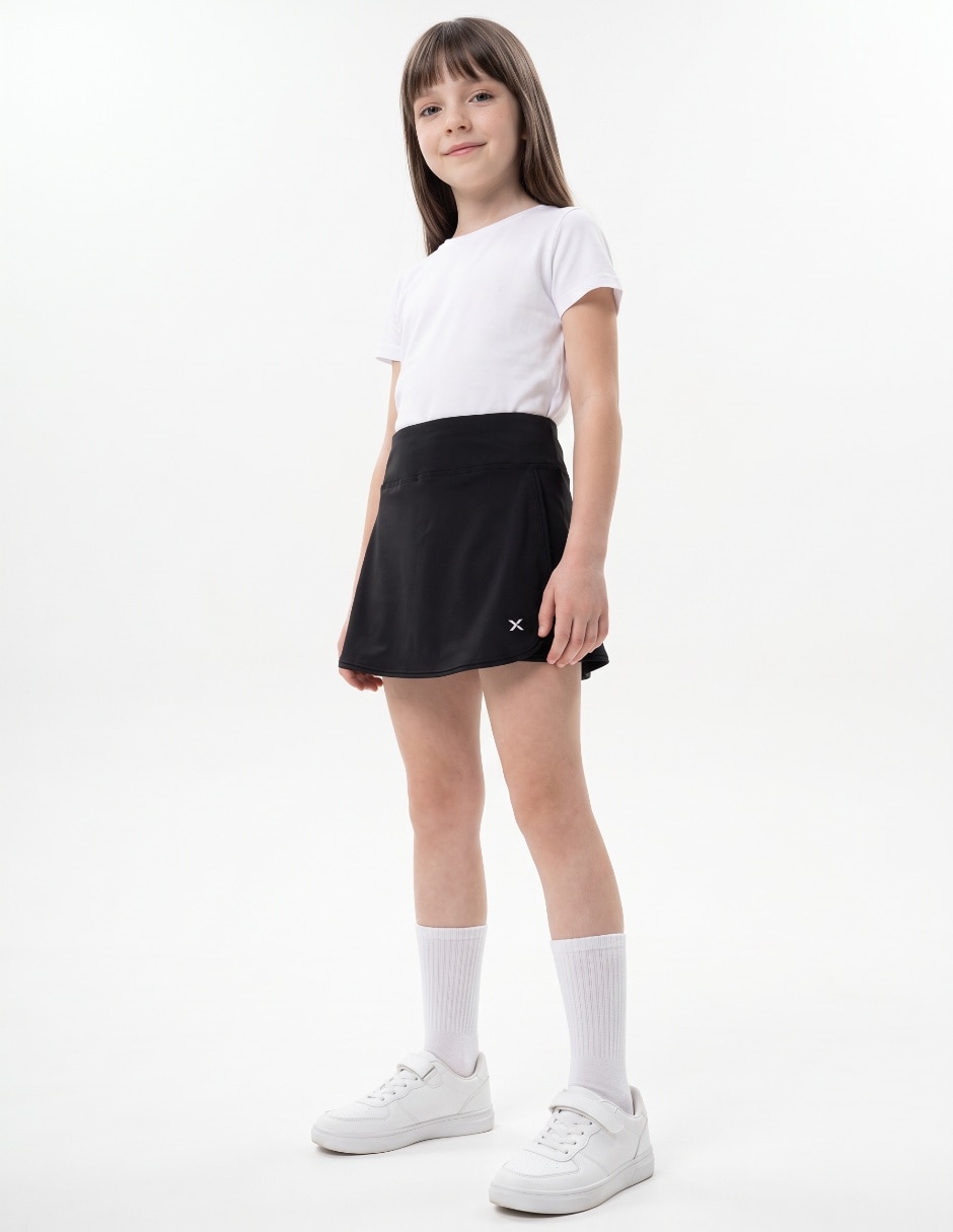 Falda short deportiva para entrenamiento para niña 4