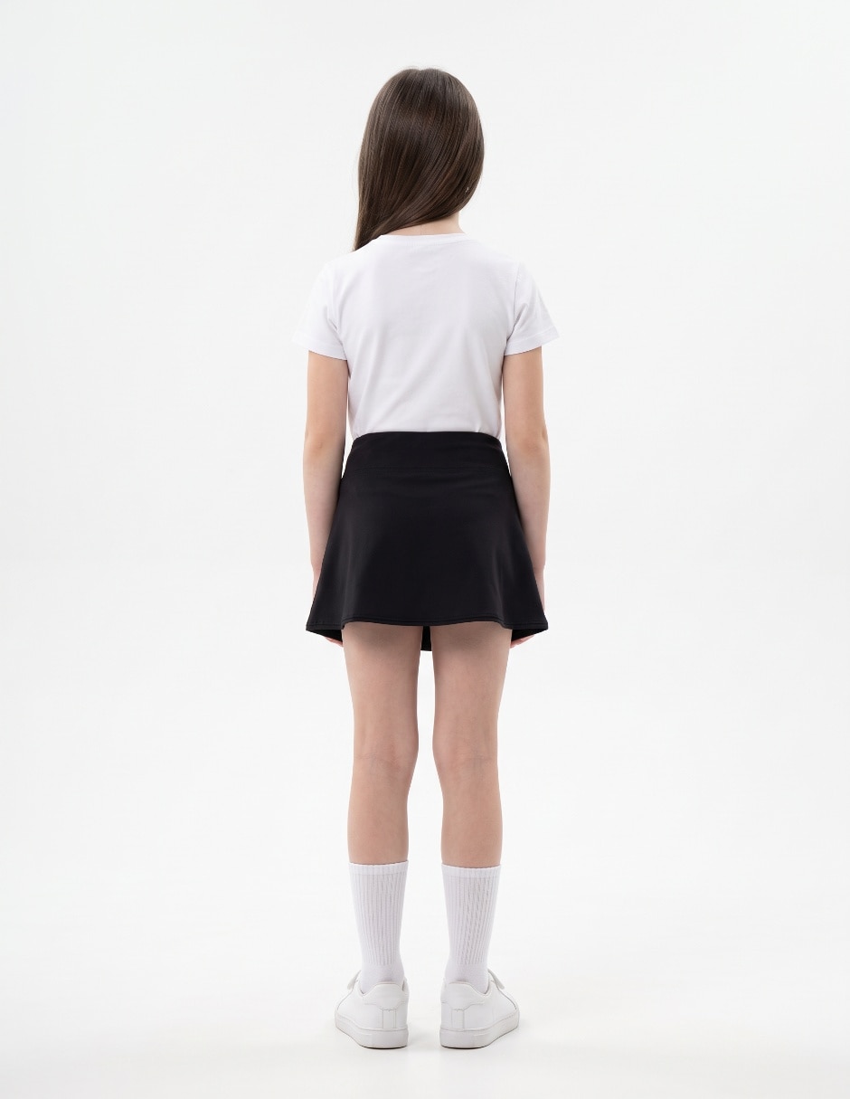 Falda short deportiva para entrenamiento para niña 5