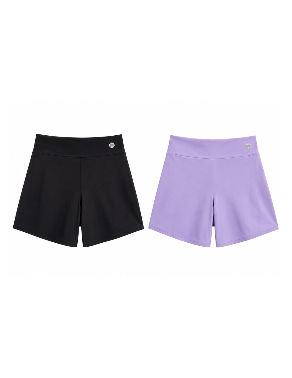 Set short para entrenamiento niña Set short para entrenamiento niña