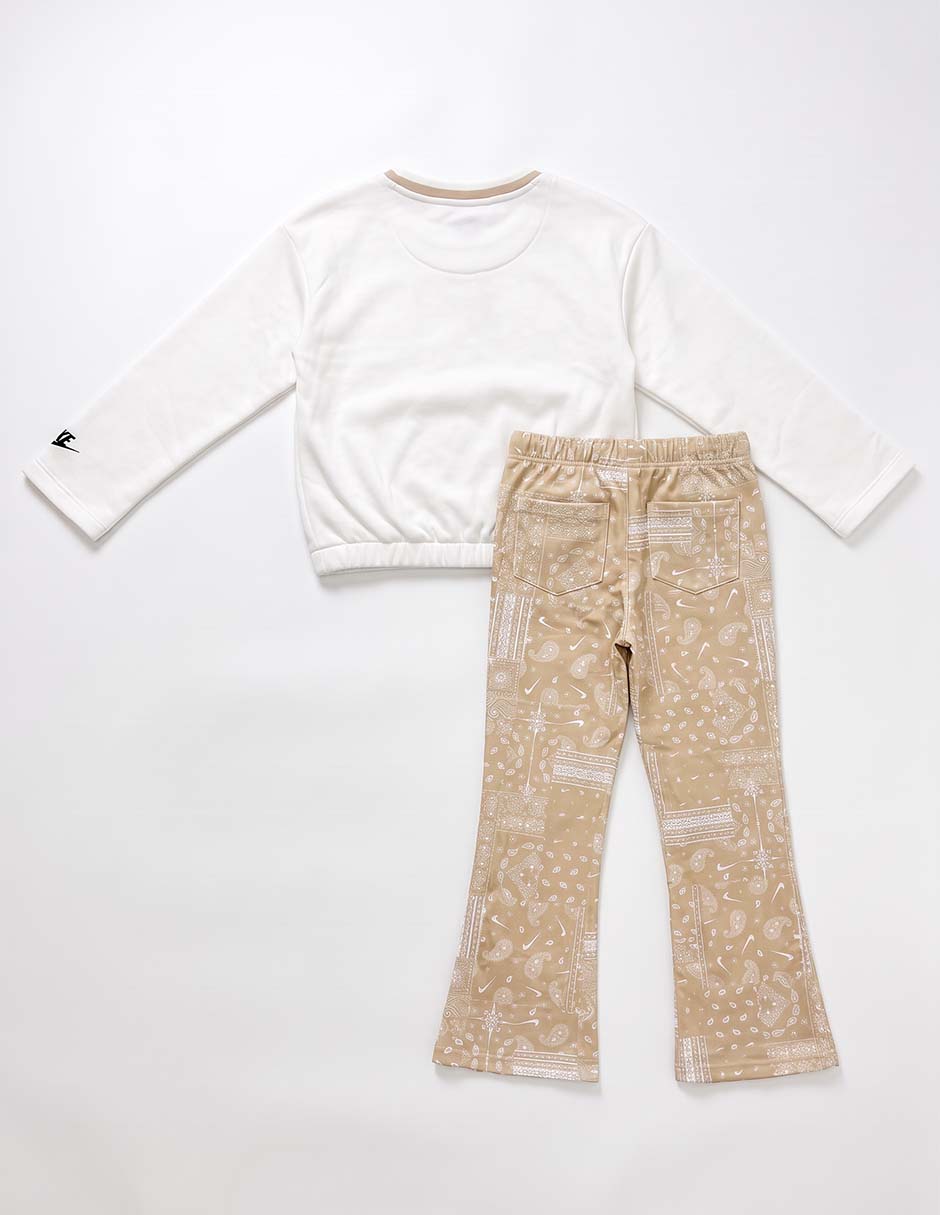 Conjunto deportivo regular con elástico para niña 5