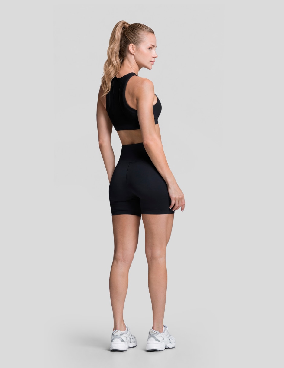 Conjunto deportivo ajustado con elástico para mujer 5