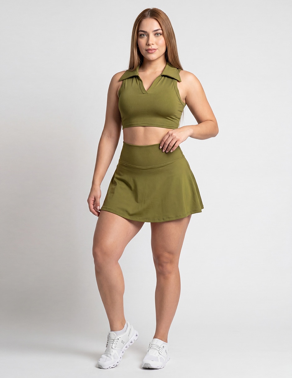 Conjunto deportivo ajustado con elástico para mujer Conjunto deportivo ajustado con elástico para mujer