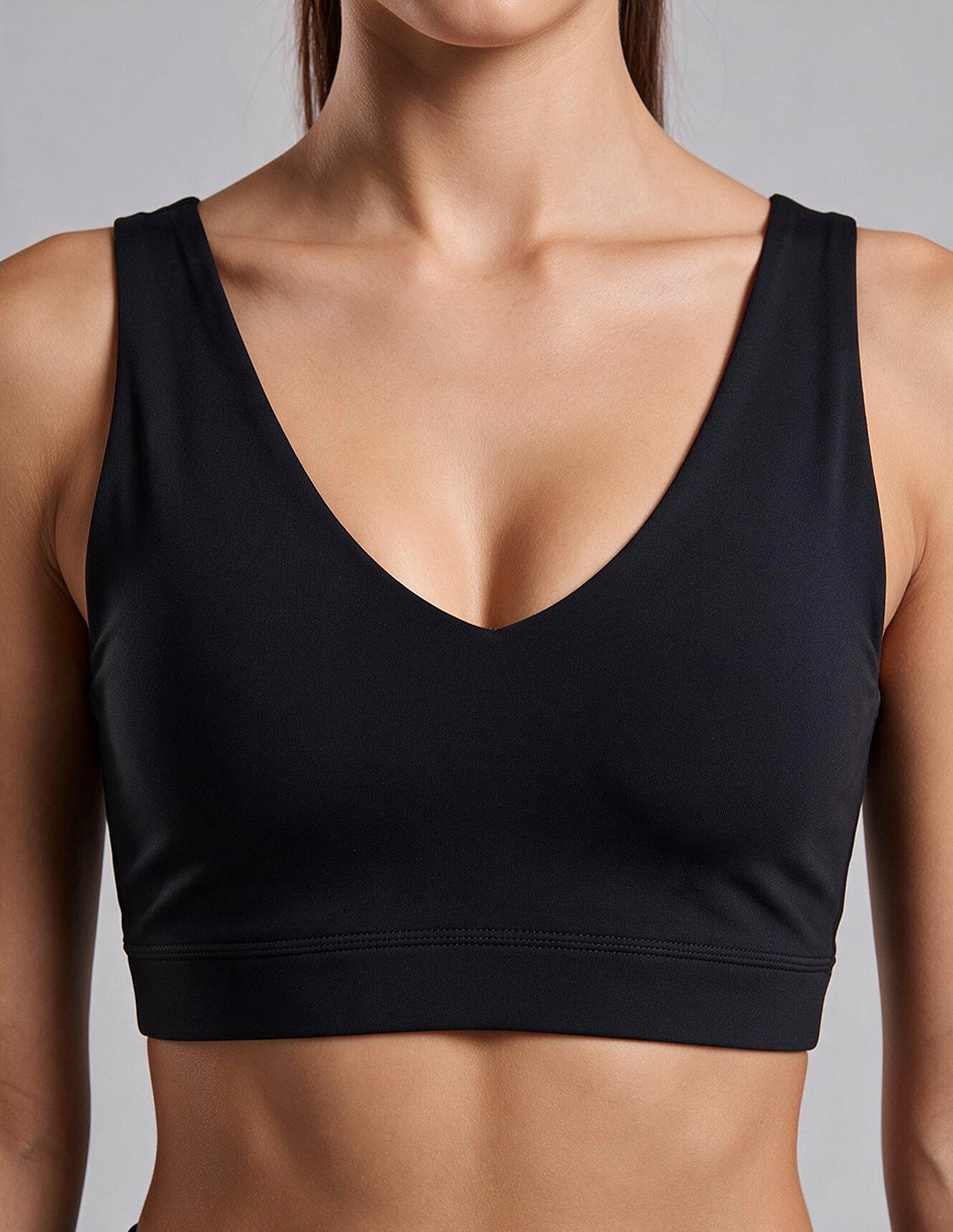 Conjunto deportivo ajustado con elástico para mujer 4