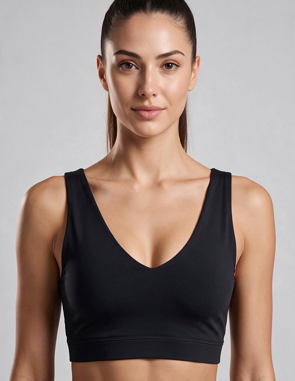 Conjunto deportivo ajustado con elástico para mujer 3