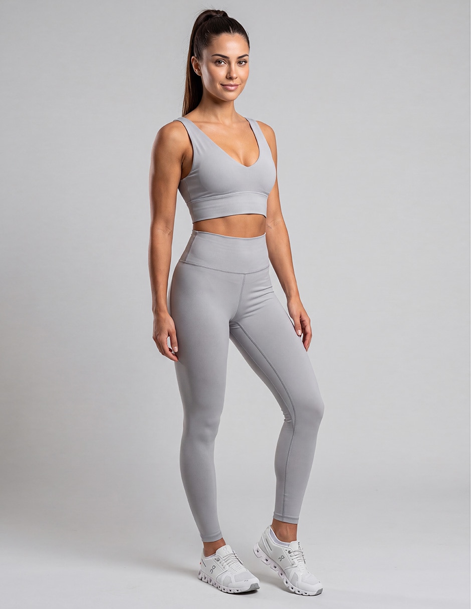 Conjunto deportivo ajustado con elástico para mujer Conjunto deportivo ajustado con elástico para mujer