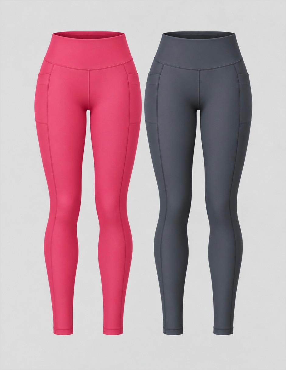 Set mallas para Entrenamiento Set de 2 Mallas Mujer compresión Media para Mujer