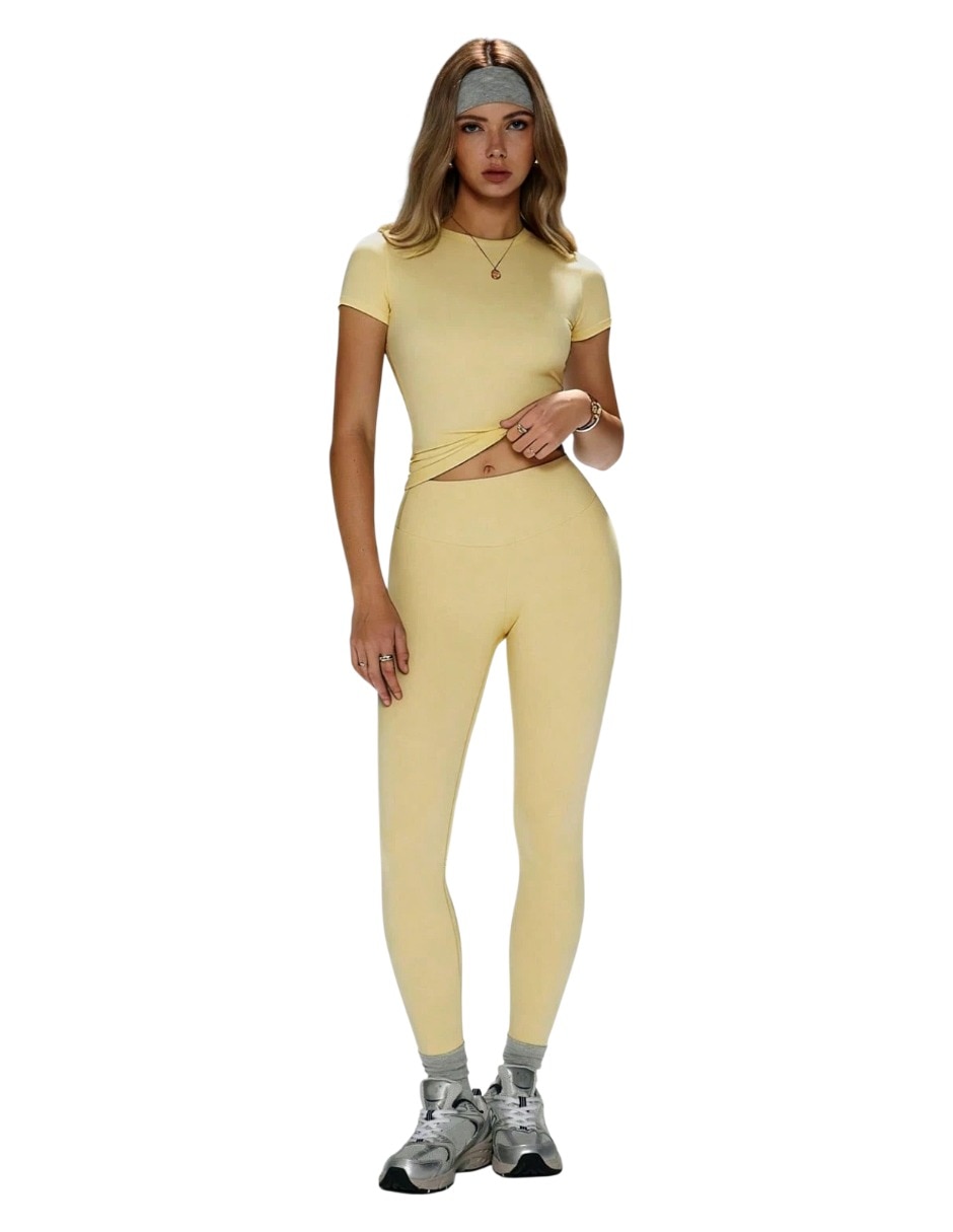 Conjunto deportivo regular con elástico para mujer Conjunto deportivo regular con elástico para mujer