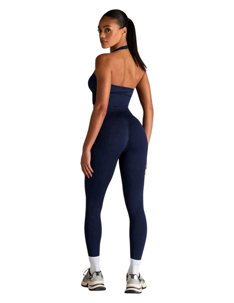 Conjunto deportivo regular con elástico para mujer 3