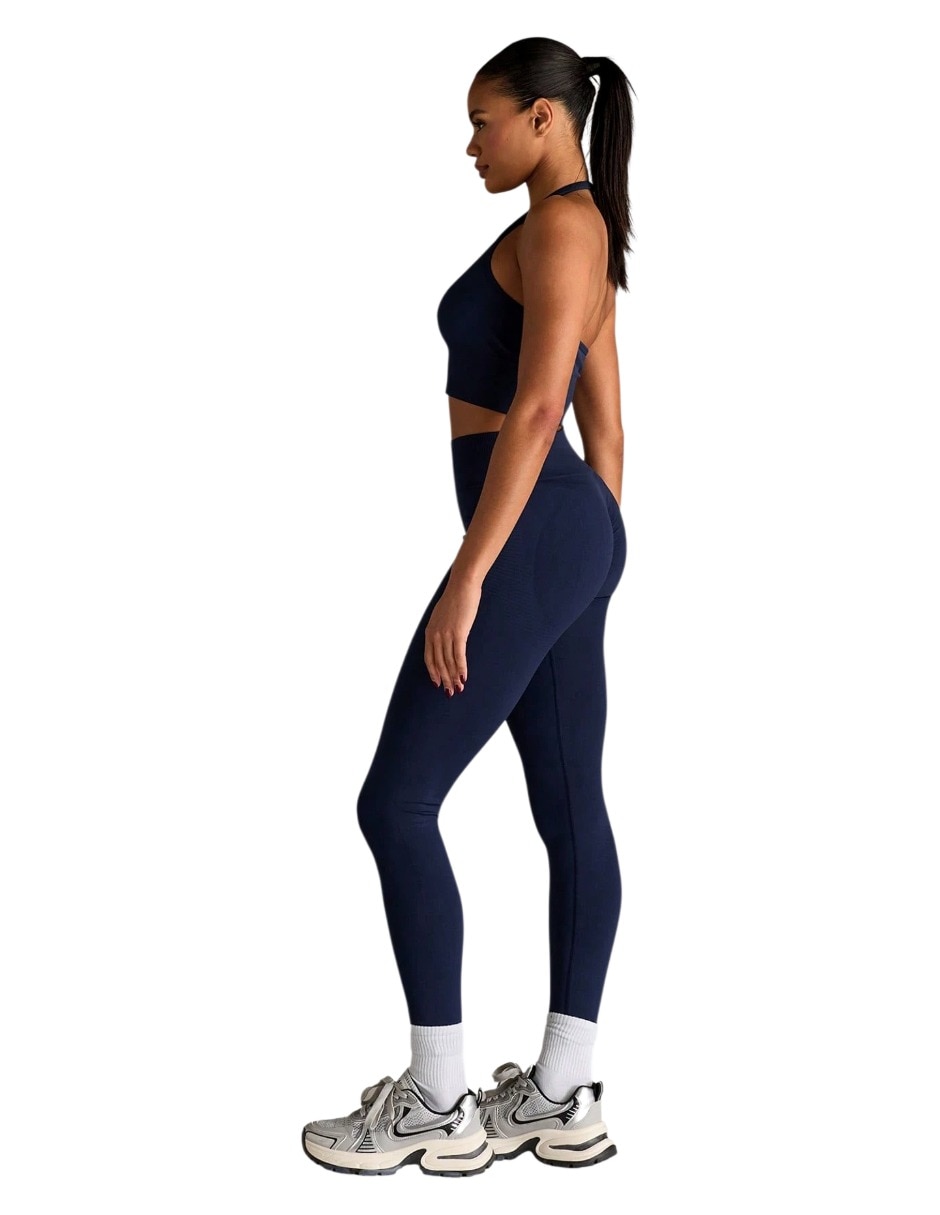 Conjunto deportivo regular con elástico para mujer 7